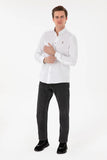 USPA Men Shirt Cedcolor Slim Full Sleeve White VR013 USPSH360 US Polo Assn.
