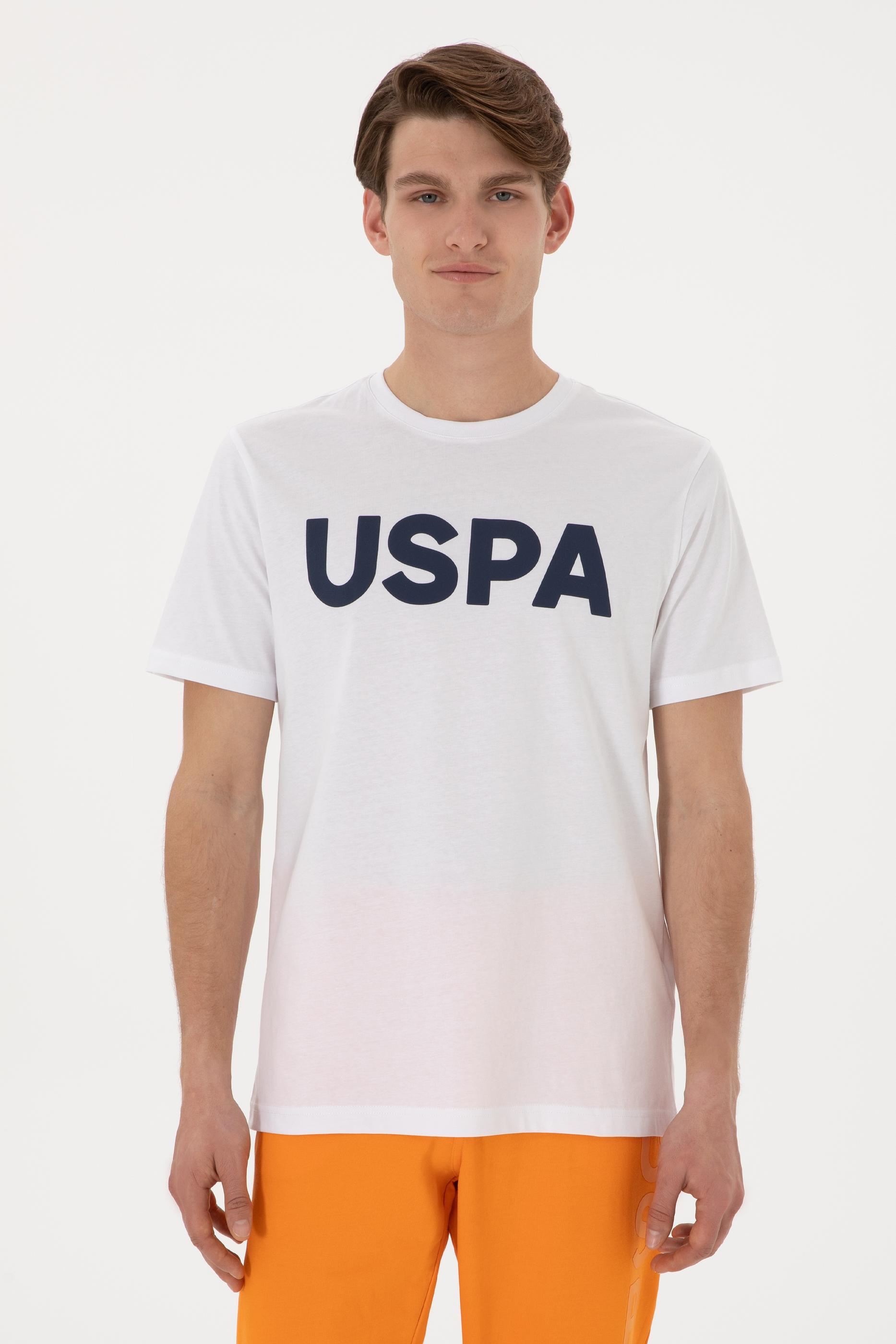 USPA Men T-Shirt USPA Big Logo White VR013 USTSM068 US POLO ASSN.