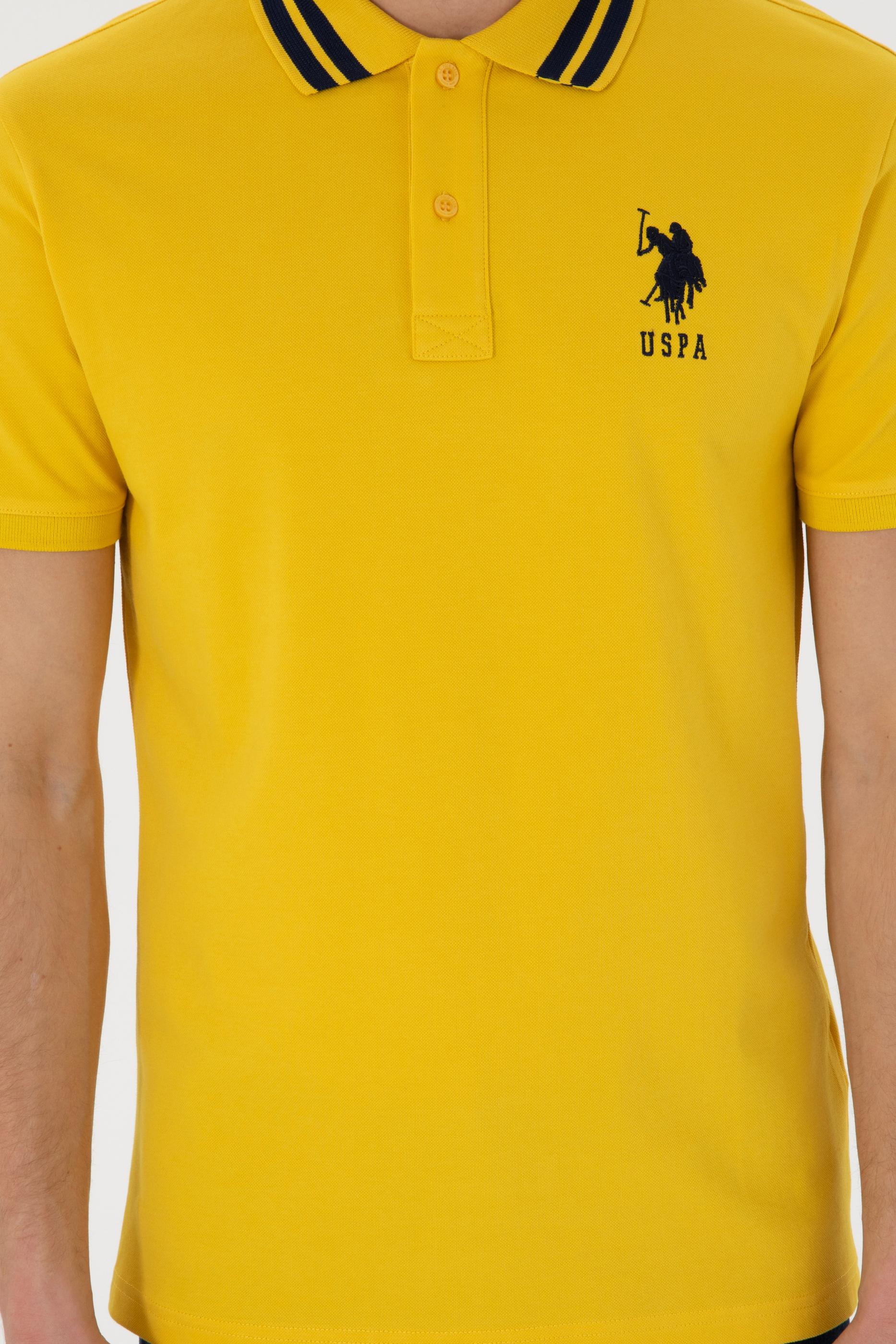 USPA Men Polo Shirt USPA Big Logo Mustrad VR072 USPOM281 US POLO ASSN.