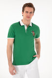 USPA Men Polo Green VR054 USPOM310 Regular Multi Color Horse U.S. Polo Assn.