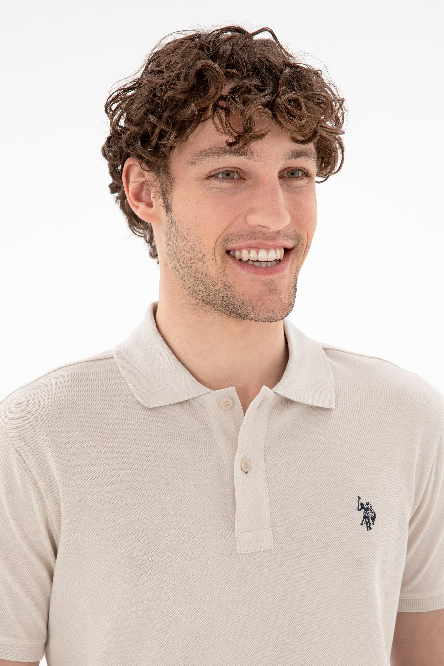 USPA Men Polo Single Color Horse Stone VR049 USPOM274 US POLO ASSN.