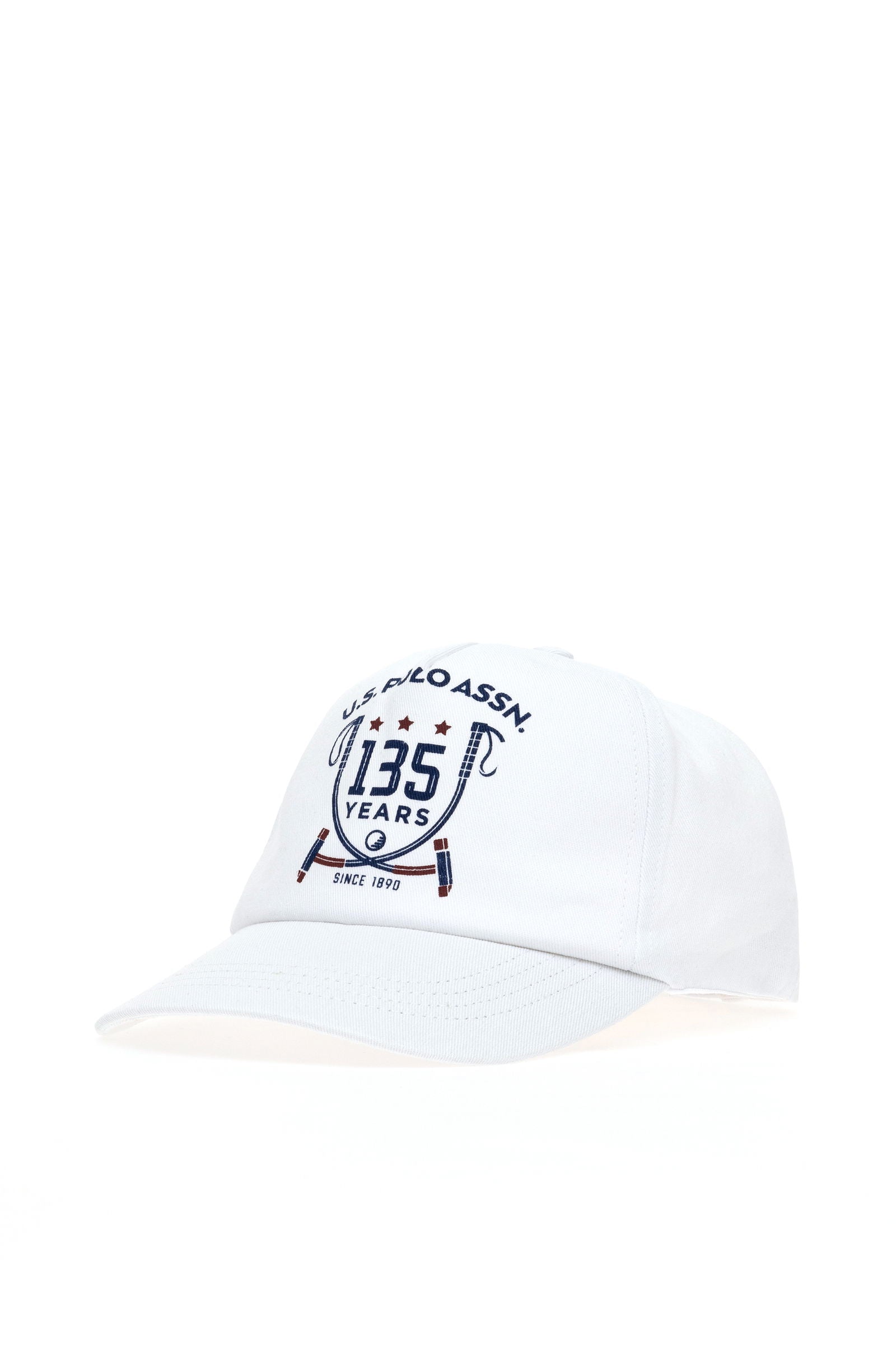 USPA Men Hat Docu135 White VR013 USPHAT57 US POLO ASSN.