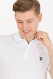 US Polo Assn. White Men Polo Shirt SCH VR013 USPOM188 USPA