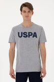 USPA Men T-Shirt USPA Geartiy Grey Melange VR086 USTSM070 US POLO ASSN.