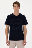 USPA Men T-Shirt T-Zeuns135 Navy VR033 USTSM073 US POLO ASSN.