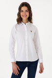 USPA Polo Shirt Women Woxcolor White VR013 USSHW049 US Polo Assn.