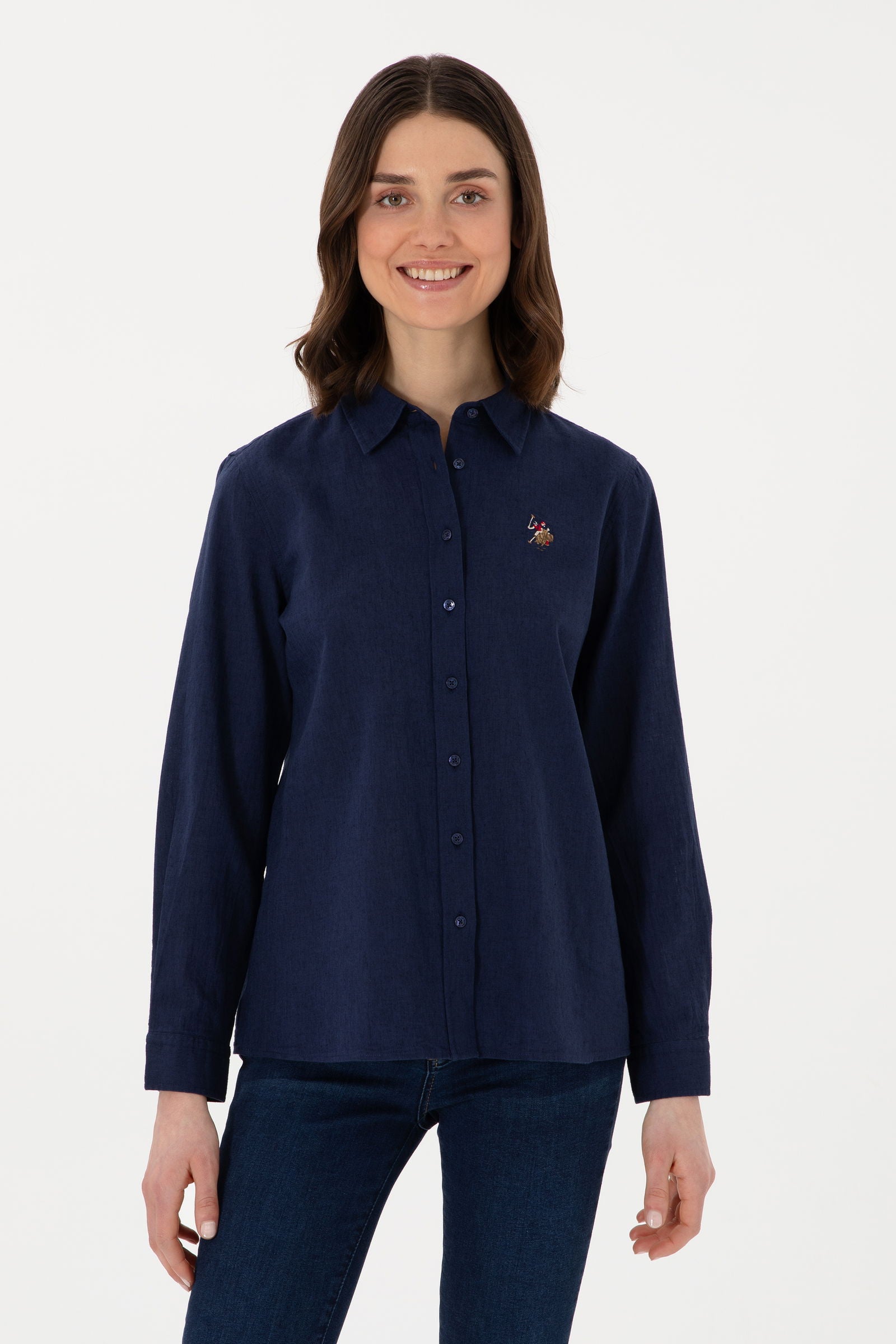 USPA Polo Shirt Women Elmy Navy VR033 USSHW053 US Polo Assn.