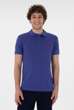USPA Polo Shirt Men Royal Blue VR212 USPOM283 USPA LOGO US POLO ASSN.