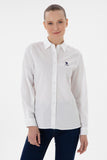 USPA Shirt Women White VR013 USSHW044 Slim US Polo Assn.