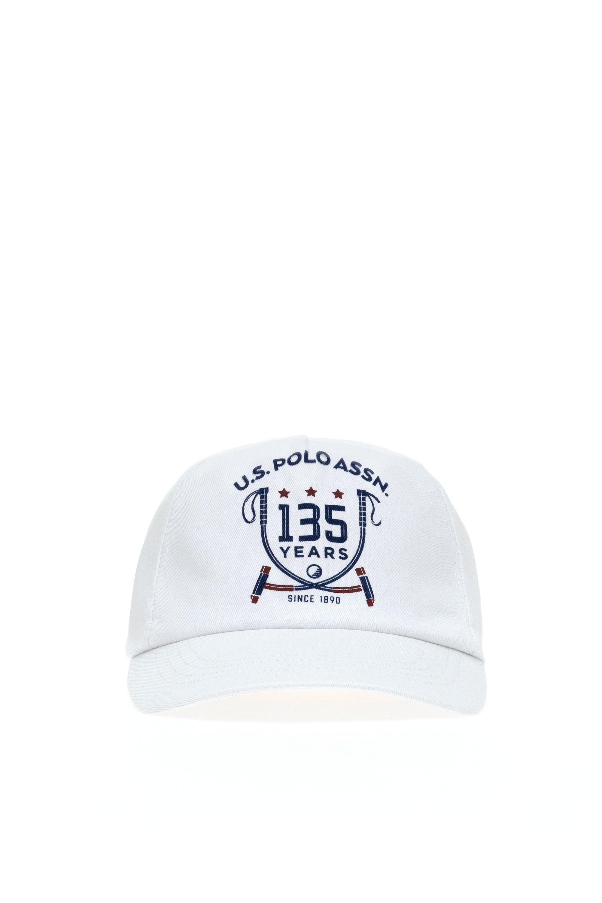 USPA Men Hat Docu135 White VR013 USPHAT57 US POLO ASSN.