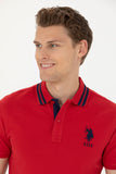 US Polo Assn. Red Men Polo Shirt SCH VR171 USPOM212 USPA