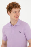 US Polo Assn. Lilac Men Polo Shirt SCH VR034 USPOM211 USPA