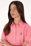 USPA Polo Shirt Women Woxcolor Pink VR041 USSHW047 US Polo Assn.