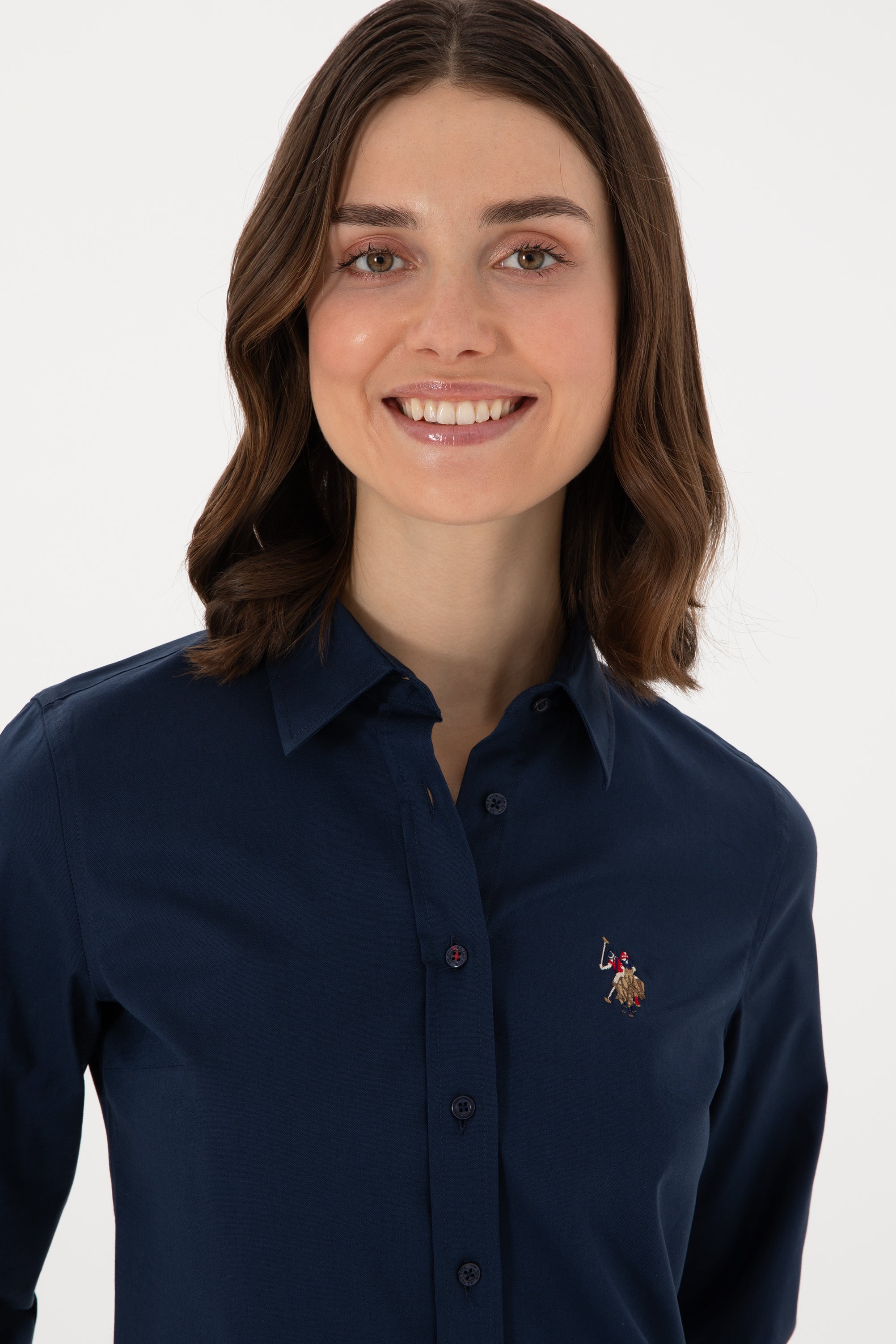 USPA Polo Shirt Women Woxcolor Navy VR033 USSHW050 US Polo Assn.