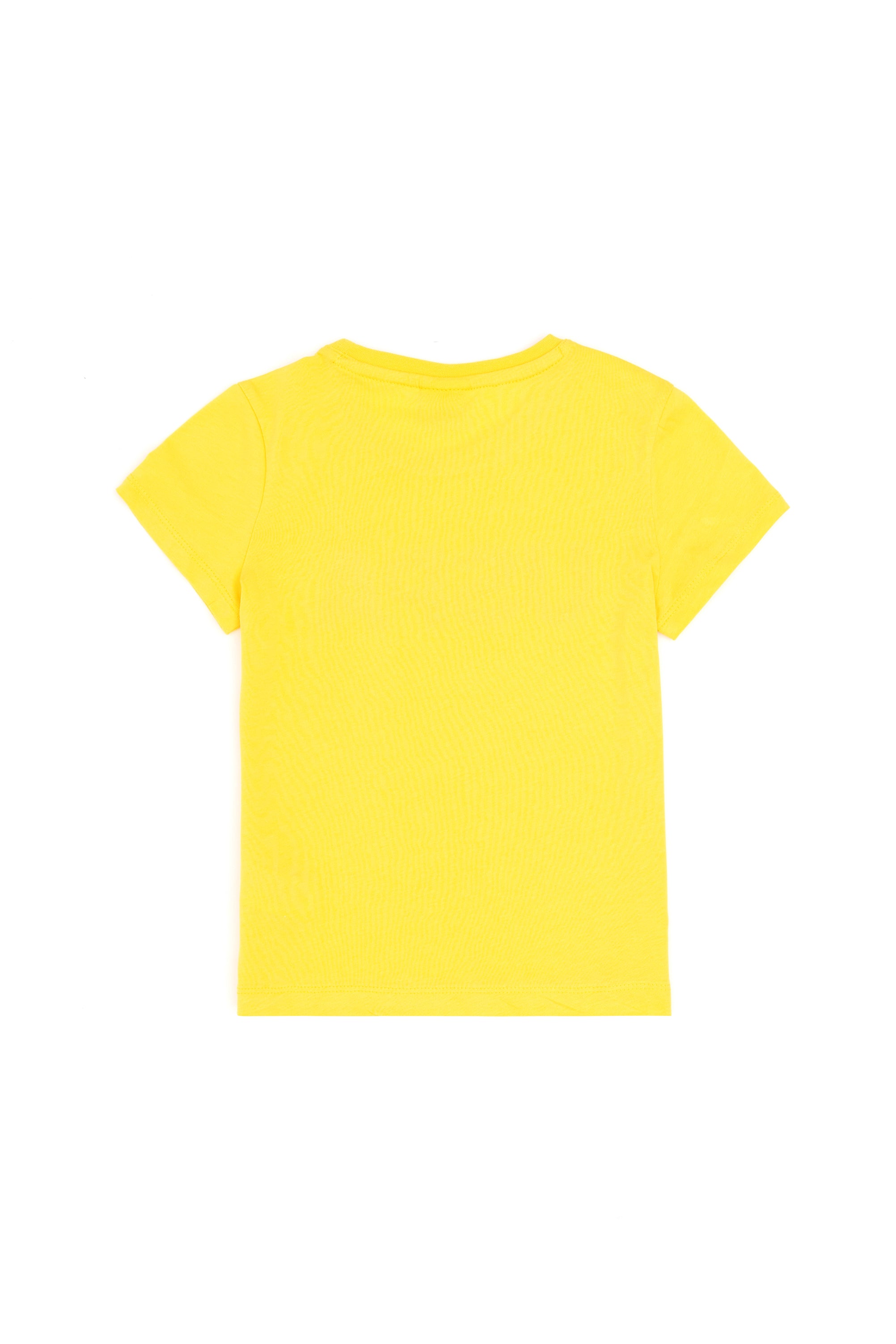 USPA Boys T-Shirt Round Neck Yellow VR044 USTSB043