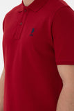 USPA Polo Shirt Men Bordeaux VR014 USPOM278 USPA LOGO US POLO ASSN.
