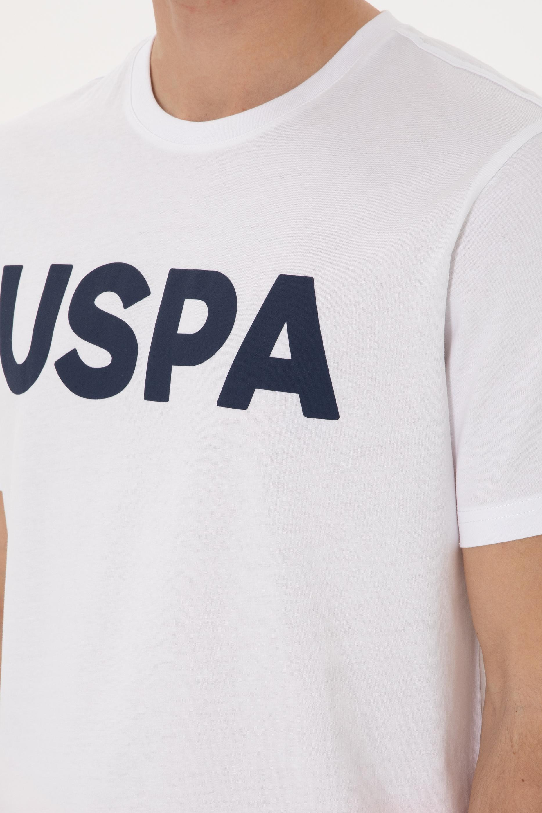 USPA Men T-Shirt USPA Big Logo White VR013 USTSM068 US POLO ASSN.