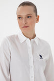 USPA Shirt Women White VR013 USSHW044 Slim US Polo Assn.