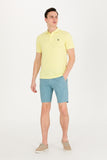 US Polo Assn. Light Yellow Men Polo Shirt SCH VR004 USPOM187 USPA