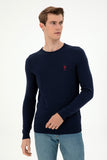 USPA Men Jumper R/Neck Navy VR033 USPJR366 US POLO ASSN.