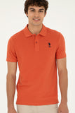 USPA Polo Shirt Men Powder VR042 USPOM257 USPA LOGO US POLO ASSN.