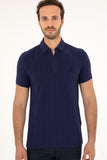 USPA Polo Shirt Men BD TEGAS Navy VR033 USPOM322 USPA LOGO US POLO ASSN.