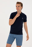 USPA Polo Shirt Men Navy VR033 USPOM293 USPA LOGO US POLO ASSN.