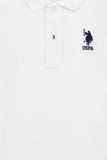 USPA Boys Polo White VR013 USPOK041 US POLO ASSN.
