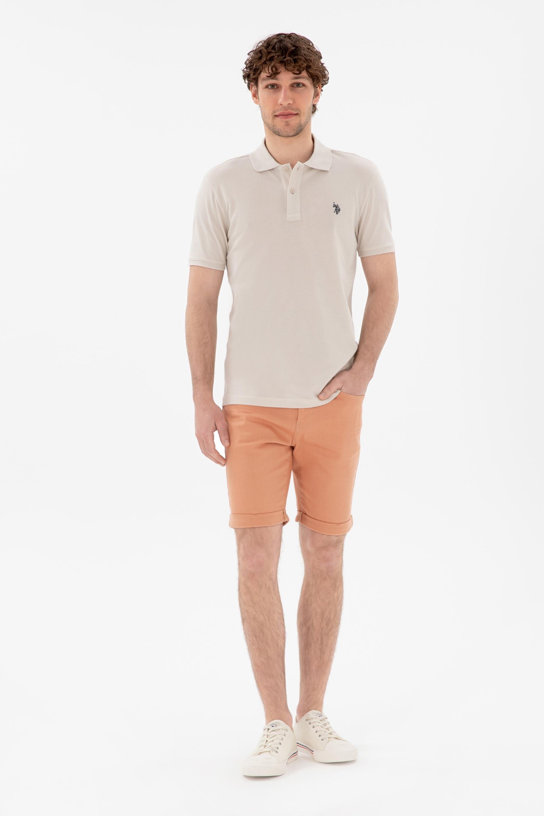 USPA Men Polo Single Color Horse Stone VR049 USPOM274 US POLO ASSN.