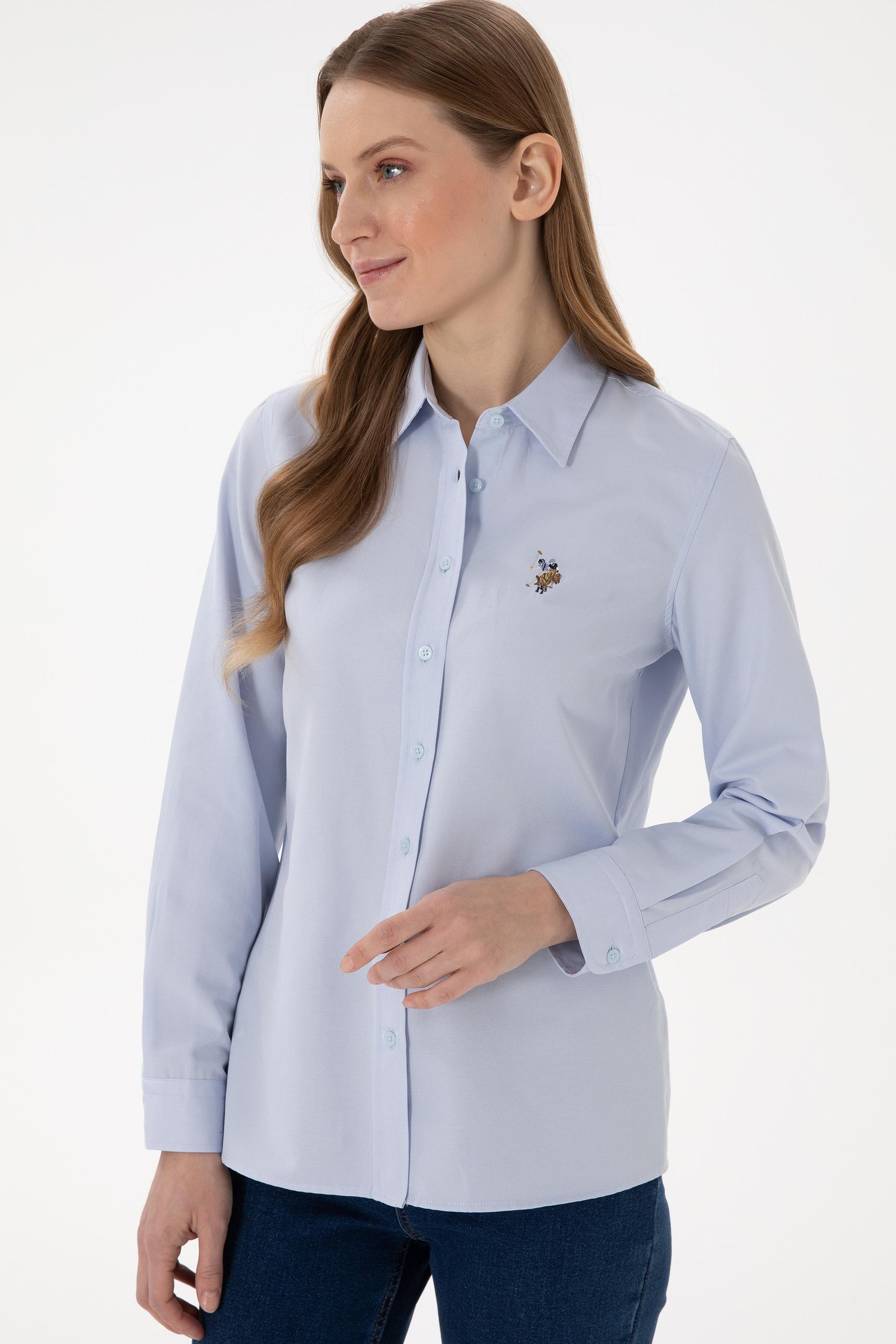 USPA Polo Shirt Women Woxcolor Light Blue VR003 USSHW046 US Polo Assn.
