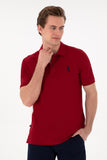 USPA Polo Shirt Men Bordeaux VR014 USPOM278 USPA LOGO US POLO ASSN.