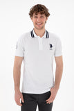 USPA Men Polo Shirt USPA Big Logo White VR013 USPOM296 US POLO ASSN.