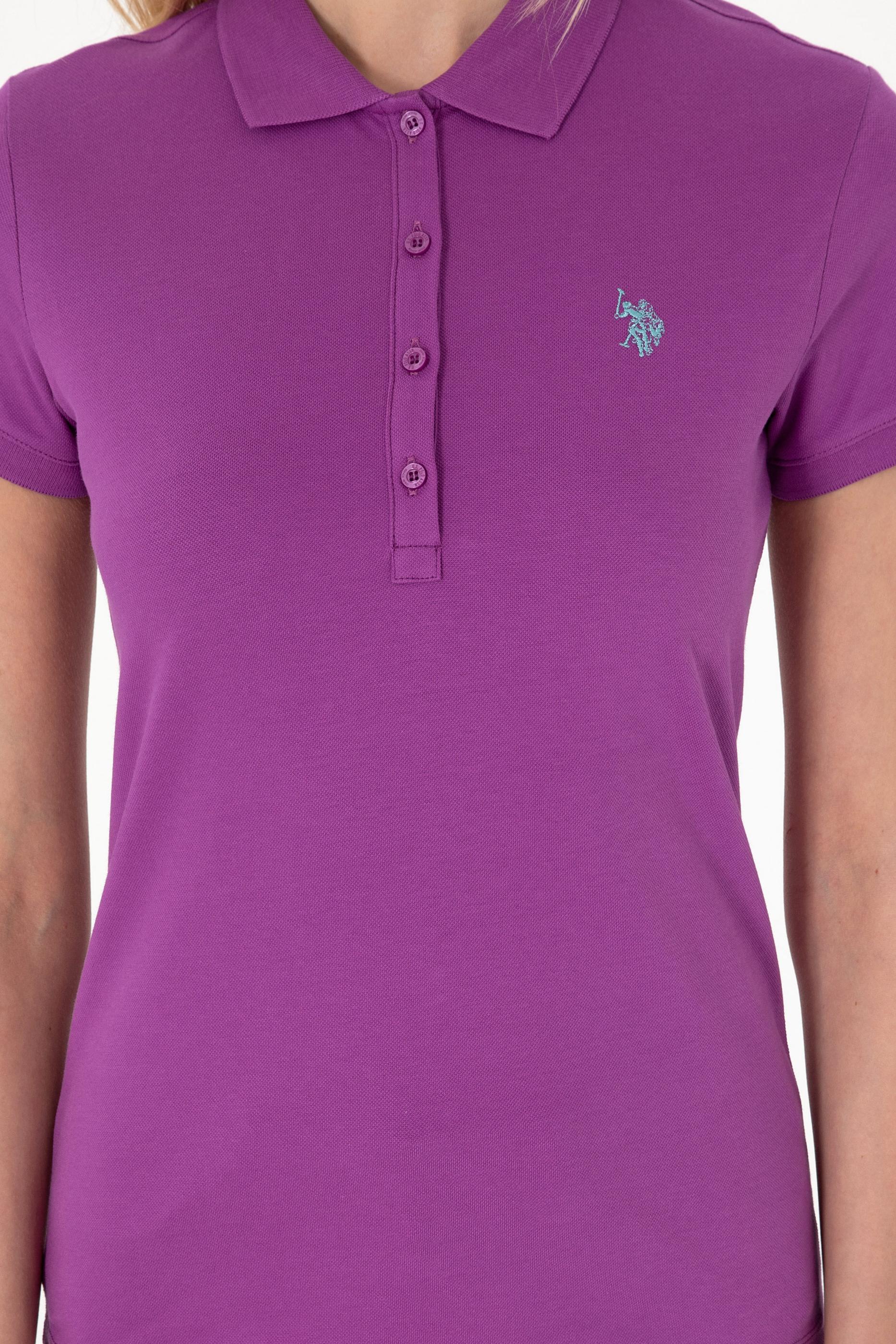 USPA Polo Shirt Women Violet VR037 USPOW077 SCL US Polo Assn.