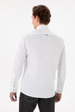 USPA Men Shirt Cedcolor Slim Full Sleeve White VR013 USPSH360 US Polo Assn.