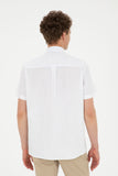 US Polo Assn. White Men Shirt VR013 USPSH315 USPA