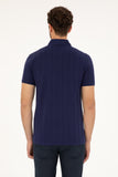 USPA Polo Shirt Men BD TEGAS Navy VR033 USPOM322 USPA LOGO US POLO ASSN.