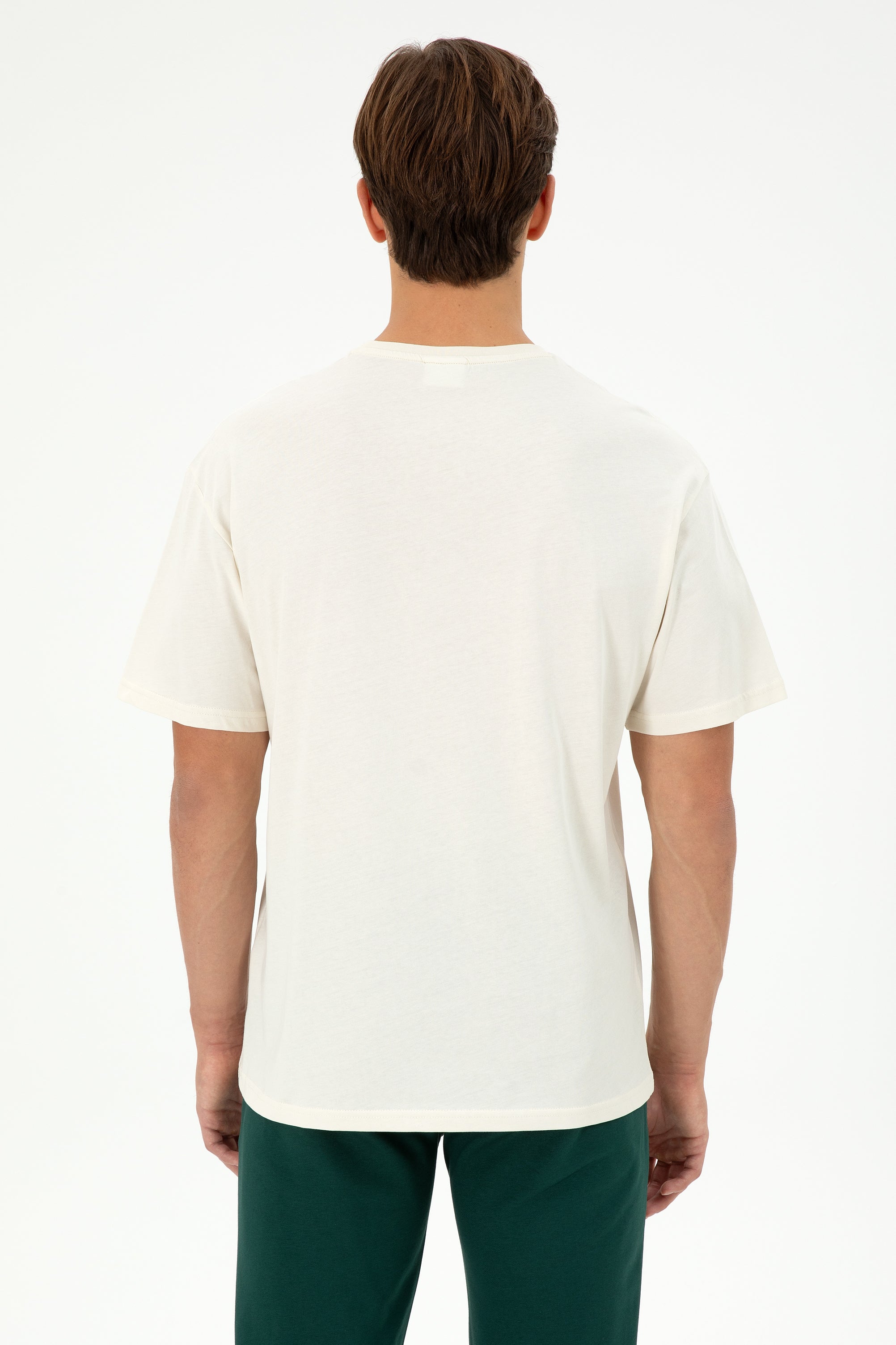 USPA Men T-Shirt USPA Big Logo Vream VR071 USTSM066 US POLO ASSN.