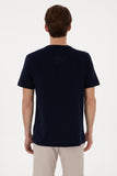 USPA Men T-Shirt T-Zeuns135 Navy VR033 USTSM073 US POLO ASSN.