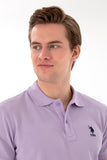 USPA Polo Shirt Men Lilac VR034 USPOM319 USPA LOGO US POLO ASSN.