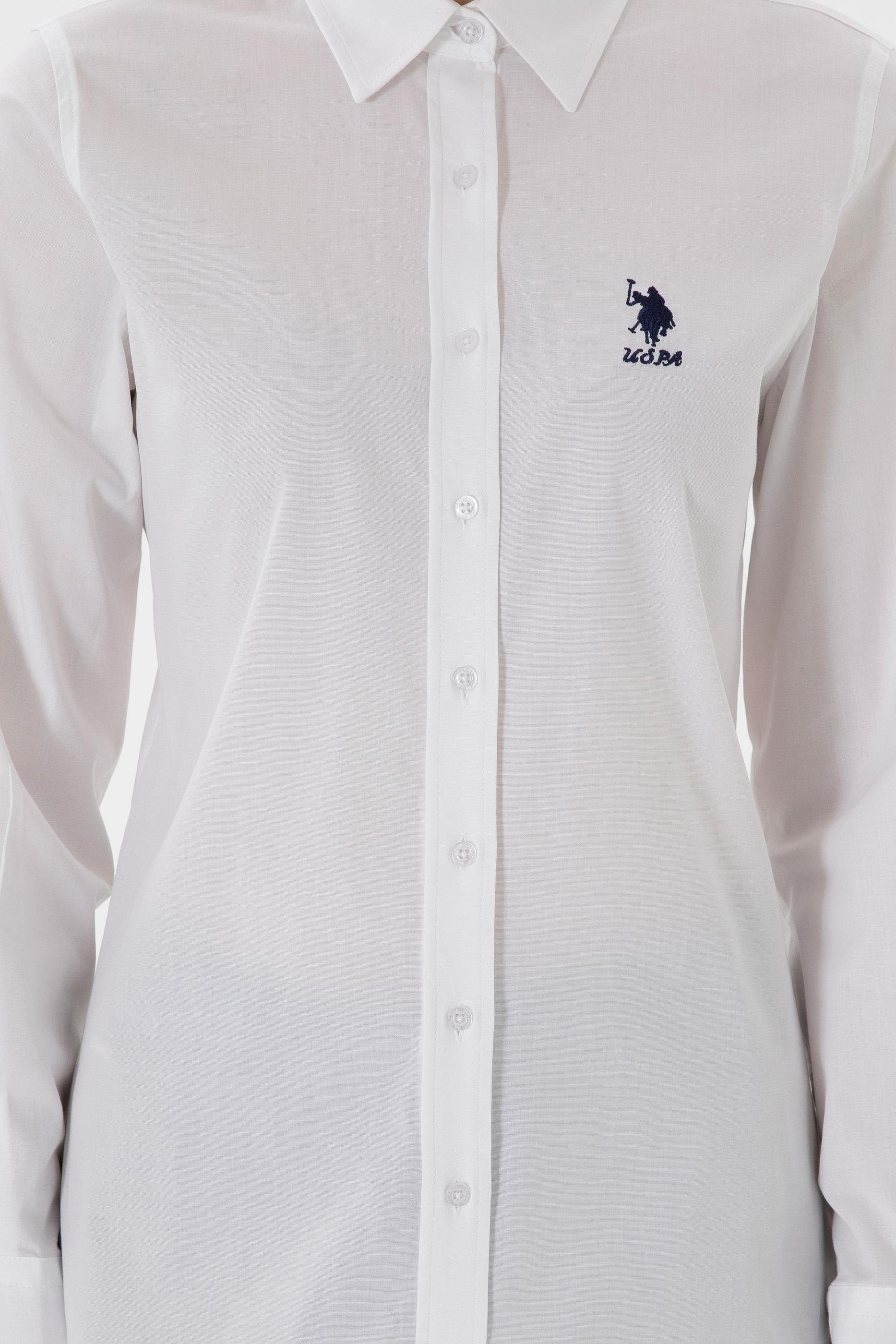 USPA Shirt Women White VR013 USSHW044 Slim US Polo Assn.