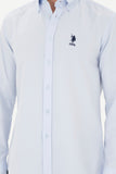 US Polo Assn. Light Blue Men Shirt VR003 USPSH317 USPA