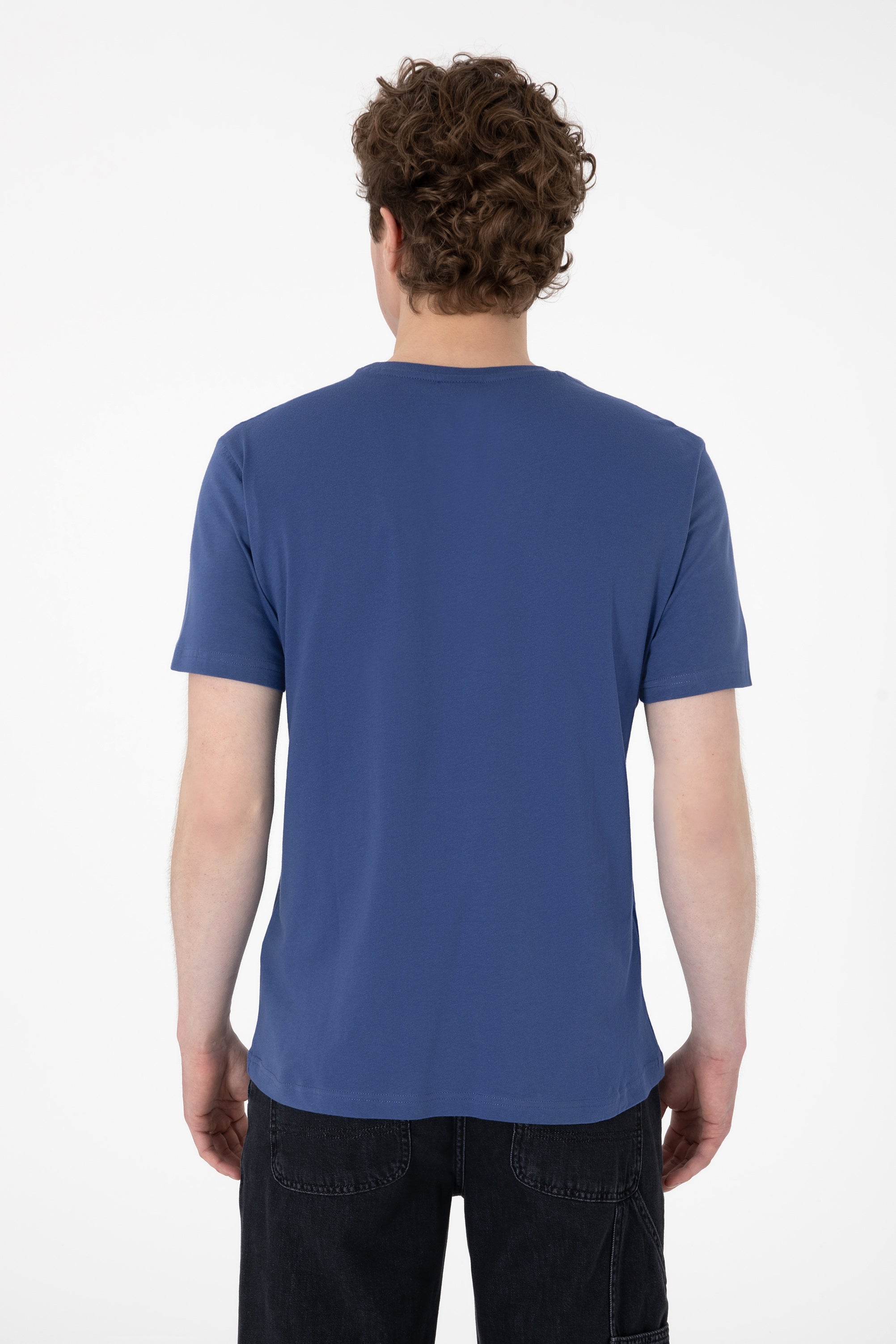 USPA Men T-Shirt USPA Wahing Out Door Navy VR059 USTSM071 US POLO ASSN.