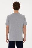 USPA Men T-Shirt USPA Geartiy Grey Melange VR086 USTSM070 US POLO ASSN.