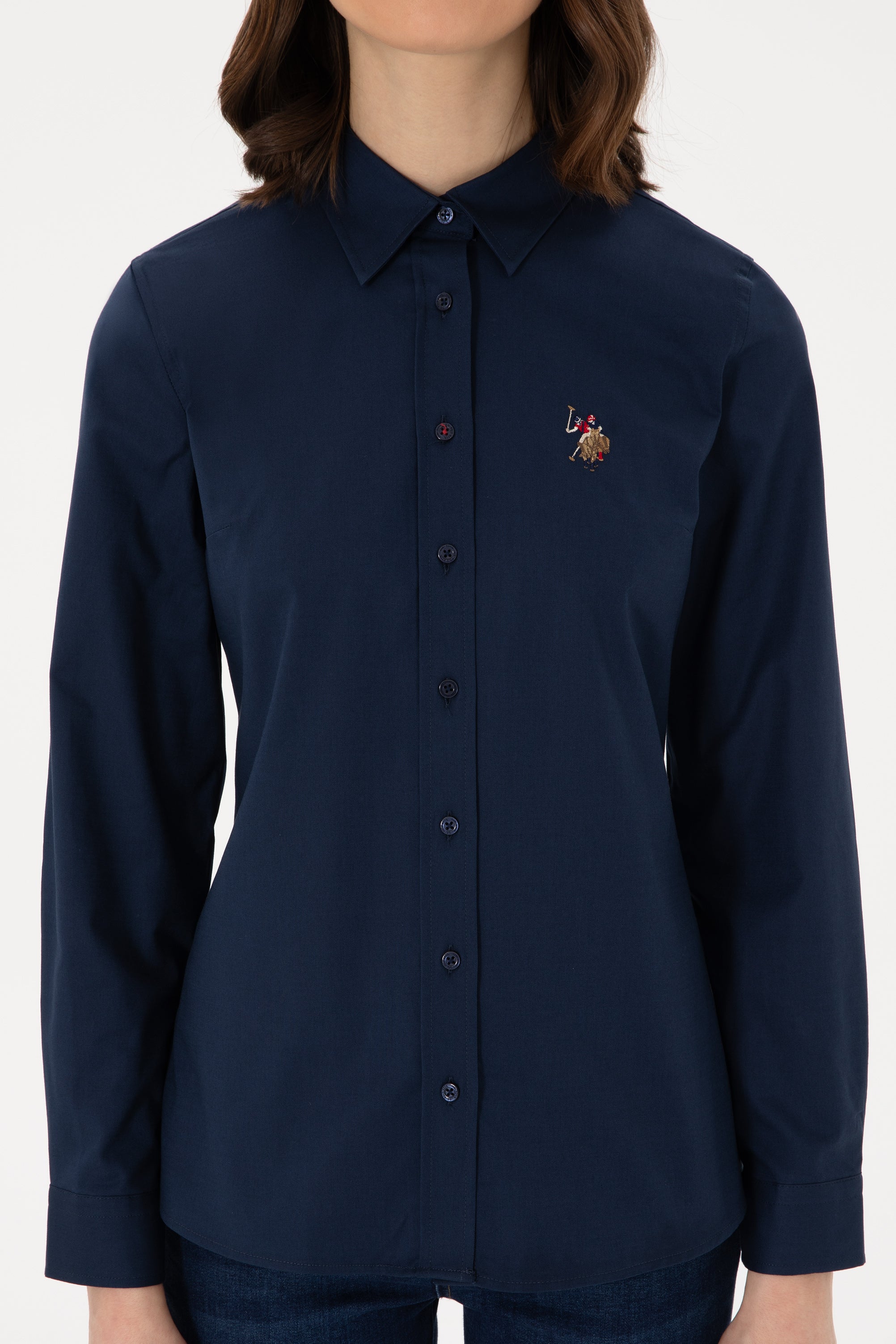 USPA Polo Shirt Women Woxcolor Navy VR033 USSHW050 US Polo Assn.