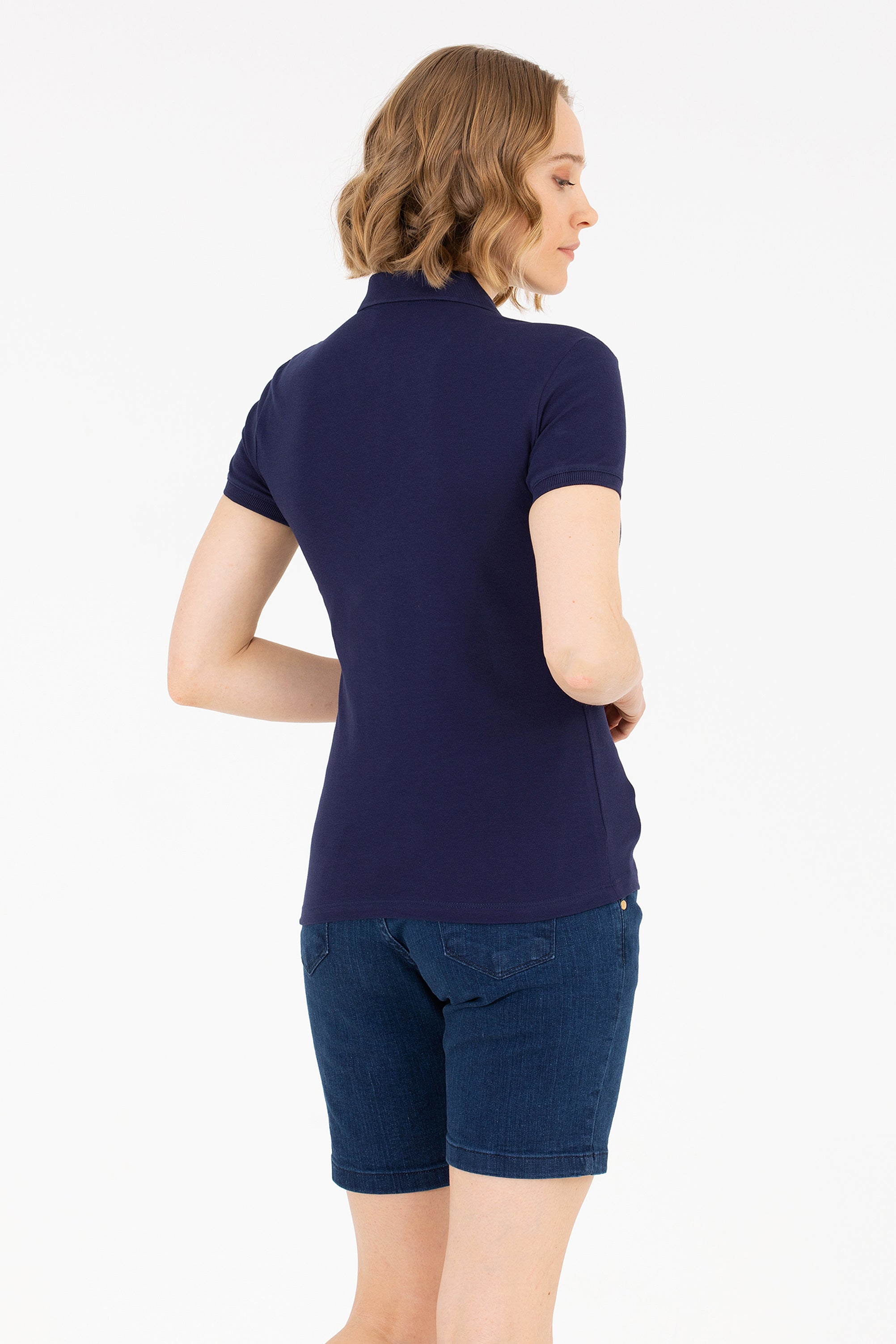 USPA Polo Shirt Women Navy VR033 USPOW069 SCL US Polo Assn.