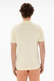 USPA Polo Shirt Men Lemon VR035 USPOM276 USPA LOGO US POLO ASSN.
