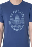 USPA Men T-Shirt USPA Wahing Out Door Navy VR059 USTSM071 US POLO ASSN.