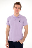 USPA Polo Shirt Men Lilac VR034 USPOM319 USPA LOGO US POLO ASSN.