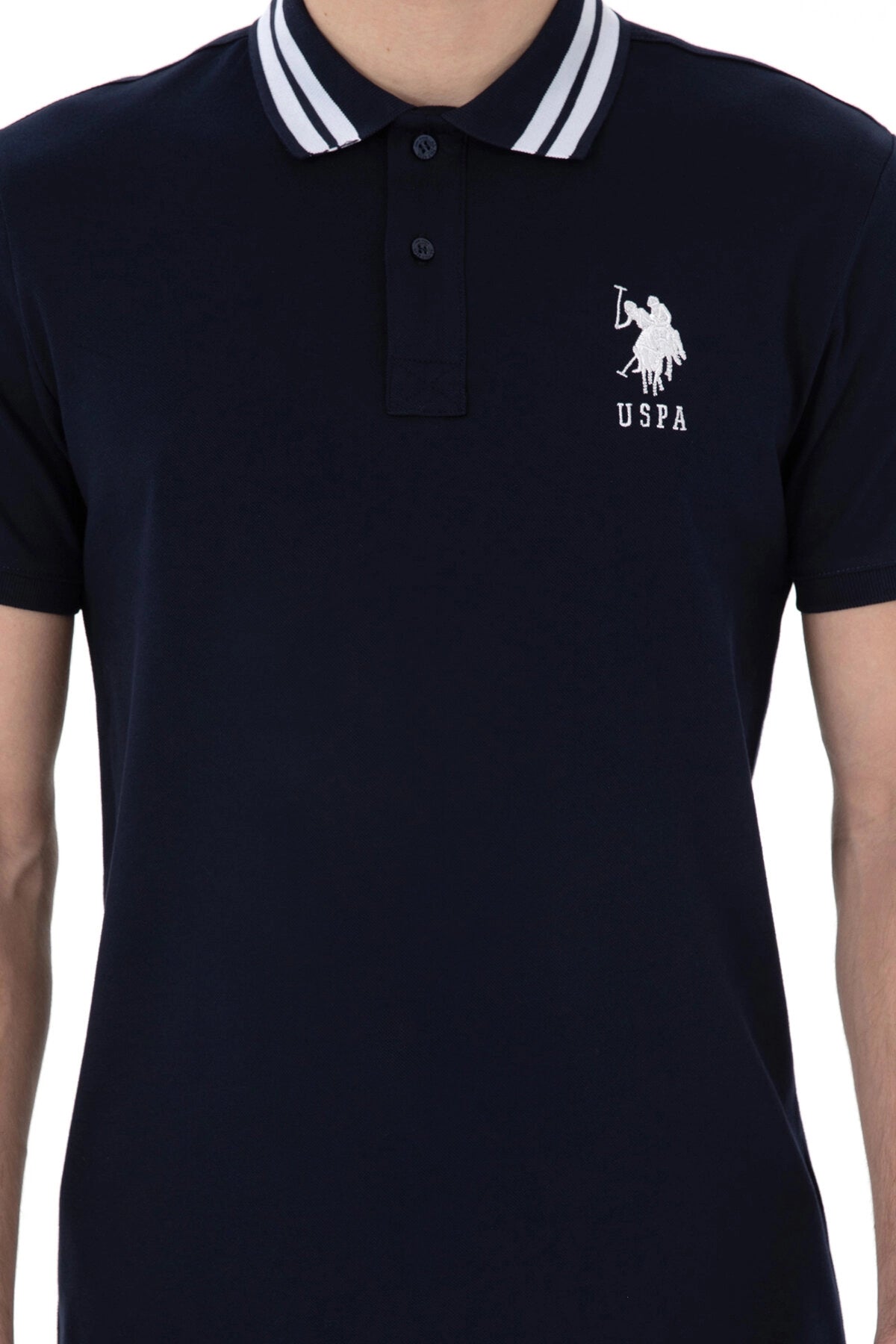 USPA Men Polo Shirt USPA Big Logo Navy VR033 USPOM302 US POLO ASSN.