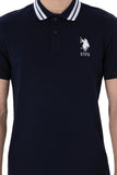 USPA Men Polo Shirt USPA Big Logo Navy VR033 USPOM302 US POLO ASSN.
